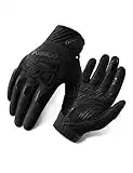 INBIKE Mountain Bike Gloves for Men Knuckle Guard Padded Men's Cycling Gloves Breathable for MTB Motocross Racing Dirtbike