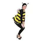 Kangaroo Bumble Bee Costume Adult with Head Piece - Halloween Costume for Women - Cute and Adjustable Halloween Costume for Girls - Fits Most Women for Theme or Costume Party (Only for Adults)