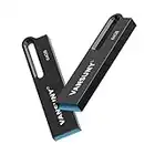 Vansuny 2 Pack 64GB Flash Drives Metal Waterproof USB Drives USB 3.0 Ultra High Speed Memory Sticks, Portable Thumb Drive for PC/Tablets/Mac/Laptop,Black