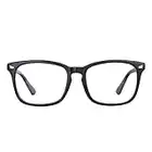 Maxjuli Blue Light Blocking Glasses,Computer Reading/Gaming/TV/Phones Glasses for Women Men (Matt Black)