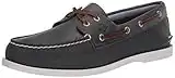 Sperry Men's A/O 2-Eye Plushwave Boat Shoe, Navy, 9 M US