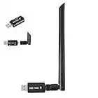 Yizhet 1200Mbps Adattatore WiFi USB 3.0 di Alta velocità WiFi Antenna Dual Band Compatibile con Windows 7/8/10 / Vista/XP / 2000, Mac OS, Linux