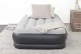 SLEEPLUX Durable Inflatable Air Mattress with Built-in Pump, Pillow and USB Charger, 15" Tall Twin