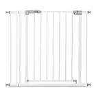 Hauck Safety Gate for Doors and Stairs Open N Stop KD incl. 9 cm Extension / Pressure Fit / 84 - 89 cm Large / Metal / White