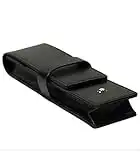 Montblanc Leather 14311 - Funda para bolíigrafo, color negro