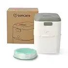 Soncare Secchio per pannolini con ricariche NENE | Set iniziale | Sistema ecologico | Antibatterico ottenuto in modo sostenibile