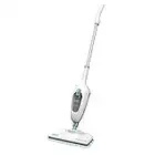 BLACK+DECKER FSM13E1-QS Scopa a Vapore Lavapavimenti Steam Mop, 380ml,1300W, Bianco Blu