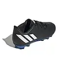 adidas Predator Edge.4 FxG, Scarpe da Calcio, Cblack/Ftwwht/Vivred, 28 EU