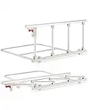 OasisSpace Bed Safety Rail - Folding Bed Rail for Elderly Adults, Bed Guards for Seniors, Bed Assist Handle for Preventing Falling Out of Bed, Fit King, Queen, Full, Twin, 38"x16"