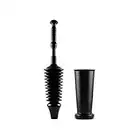 Master Plunger MP1600-TB 1.6 Gallon Low Flush Toilet Plunger with Funnel Nose Design. Tall Bucket included, Black