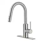 KRAUS Oletto™ Spot Free Stainless Steel Finish Dual Function Pull-Down Kitchen Faucet, KPF-2620SFS