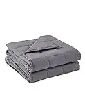 BB BLINBLIN Weighted Blanket Heavy Blanket for Cool & Restful Sleep, Premium Soft Material and Glass Beads (Dark Grey, 80''x87'' 30lbs), Two Persons(140~240lb) Sharing Use on Queen/King Bed