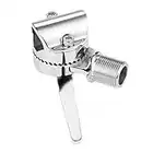 Mgoodoo 1pcs Marine Boat VHF Antenna Ratchet Base Clamp On Rail Mount 316 Stainless Steel