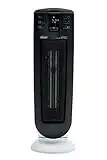 De'Longhi Ceramic Tower Heater, Quiet 1500W, Digital Adjustable Thermostat, 3 Heat Settings, Timer, Remote Control, ECO Energy Saving Mode, Safety Features, 24", Dark Gray, TCH7915ER