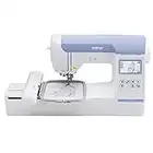 Brother Embroidery Machine PE800, 138 Built-in Designs, 5" x 7" Hoop Area, Large 3.2" LCD Touchscreen, USB Port, 11 Font Styles