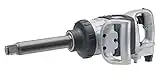 Ingersoll Rand 285B-6 1 Pneumatic Impact Wrench - Heavy Duty Torque Output, 6 Inch Extended Anvil, 1 Inch, 2 Handles, High Precision, Accessibility, Control, Gray