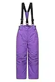 Mountain Warehouse Kids Winter Snow Pants, Reinforced Knees -Boys & Girls Ski Salopette Fusion 3-4T