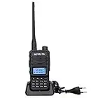 Retevis RT85 Walkie Talkie Dualband, 200 Kanäle Professionelles Funkgerät mit Großer Reichweite, 2 m / 70 cm Handheld-Transceiver mit DTMF, LED für Radio-Amateur (Schwarz, 1 Stück)