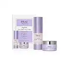 PRAI Beauty Ageless Eye Discovery Duo - Eye Tight Uplift Serum (10ml) & Ageless Eye D-Crease Cream (10ml) Anti Aging Under-Eye Care, Wrinkles, Dark Circles Treatment with Nulastic Silk to Enhance Younger Looking Skin