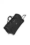 travelite 2-Rad Trolley Reisetasche Größe L, Gepäck Serie BASICS FRESH: Weichgepäck Reisetasche mit Rollen im sportlichen Design, 71 cm, 89 Liter