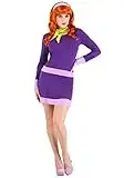 Classic Scooby Doo Daphne Costume for Women X-Large Purple