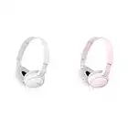 Sony MDR-ZX110 - Auriculares cerrados, blanco + Sony MDR-ZX110 - Auriculares cerrados stereo, rosa