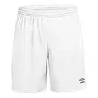 UMBRO King Pantalón de fútbol, Hombre, Blanco, M