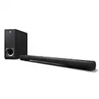 Yamaha AYAS207BL Barre de Son Bluetooth avec HDMI pour Smartphone/Tablette Noir