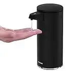 AIKE Seifenspender Automatisch Edelstahl mit Sensor Infrarot, 280ml Berührungsloser Automatischer Seifenspender USB-Aufladung IPX7 Wasserdicht