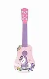 Lexibook Primera Guitarra, 6 Cuerdas, Largo, Juguete Niña a Partir de 3 Años Prima Chitarra Unicorno, 6 Corde in Nylon per i Bambini, 53 cm, guía incluida, Rosa/Blu, K200UNI, Colore Azul, 1