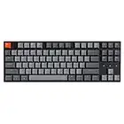 Keychron K8 Tenkeyless Wireless Mechanical Keyboard for Mac, White Backlight, Bluetooth, Multitasking, Type-C Wired Gaming Keyboard for Windows with Gateron G Pro Brown Switch