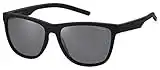 Polaroid PLD 6014/S Y2 Yyv Occhiali da Sole, Nero (Black Rubber/Grey Pz), 56 Unisex-Adulto