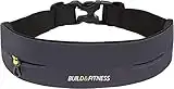 Build & Fitness Riñonera Running – Cinturón Hombre/Mujer Ajustable, Clip para Llaves - Ligero, Fino, Manos Libres – Móviles, Llaves, Tarjetas – Riñonera Deportiva Running, Gimnasio, Yoga, Deporte