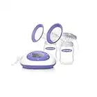 Lansinoh SignaturePro Double Electric Breast Pump, Portable, LCD Display, Includes Breast Pump Bag, 25mm Breast Pump Flanges and 2 Lansinoh Baby Bottles