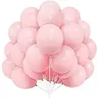 Globos Rosas, 30 Globos Látex de 12 Pulgadas Globos Rosa Pastel Helio con Cinta para Niñas Mujeres Decoración Fiesta de Cumpleaños Decoración Bautizo Revelación de Género Boda Ducha Nupcial Compromiso