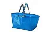 Ikea - Bolsa grande azul Frakta - Ideal para compras, lavandería y almacenamiento