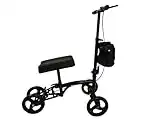 Adjustable Medical Folding Steerable Leg Knee Walker Scooter with Basket-JG9156BL