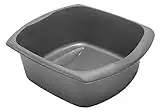 Addis Rectangular Washing up Bowl, Metallic, Large, 9.5 Litre