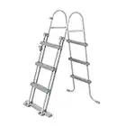 Bestway BW58330-21 Flowclear, Metal Above Ground Pool Ladder, 42’’, Grey, 107 cm