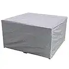 200x160x80cm, Funda Protectora para Sofá Tela Oxford 210D Funda Muebles Jardin Impermeable Funda Sofa para Exterior Cubierta de Muebles Mesas Sillas Bancos Jardín Patio contra Viento Lluvia, Gris