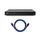 LG BP175 Blu-Ray DVD Player, with HDMI Port Bundle (Comes with a 6 Foot HDMI Cable)