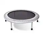 Stamina 36 inch Rebounder - Portable Exercise Trampoline - Mini Trampoline with Smart Workout App - Indoor Trampoline Fitness Rebounder - Up to 250 lbs Weight Capacity