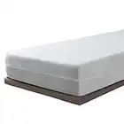 Savel - Housse de Matelas élastique et Respirante | 160 x 190/200 | Protecteur/Couvre-Matelas Ajustable avec Fermeture éclair. Tissu résistant en Coton. Hauteurs de Matelas allant jusqu'à 30 cm