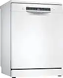 Bosch Series 6 SMS6ZCW00G Dishwasher with 14 place settings, 9.5 litres water consumption, PerfectDry, Rackmatic, Wifi enabled via Home Connect App, Freestanding, White