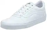 Vans Damen Ward Canvas Sneaker, Weiß ((Checkerboard) White/White W51), 39 EU