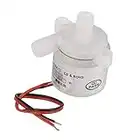 DC Water Pump, 12V DC 6W White Mini Brushless Water Pump for Aquarium, Solar System, Water Circulation System etc.