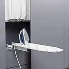 uyoyous Folding Pull Out Ironing Board 180 Degree Rotation Foldable Ironing Board with Heat Resistant Cover Wall Retractable Drawer Ironing Board Built In Iron Board Space Saving