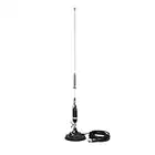 CB Antenna PNI S75 a vite con attacco a farfalla, base magnetica 125 mm inclusa, 76 cm, cavo RG58 4 m incluso