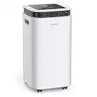 Waykar 2500 Sq. Ft Home Dehumidifier with Drain Hose for Bedrooms, Basements, Bathrooms, and Laundry Rooms - with Intelligent Touch Control and 3 Air Outlets, 24 Hr Timer, and 0.58 Gallon Water Tank