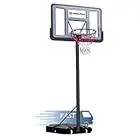 WIN.MAX Portable Basketball Hoop Goal System 4.8-10ft Adjustable 44in Backboard for Kids/Adults Indoor Outdoor